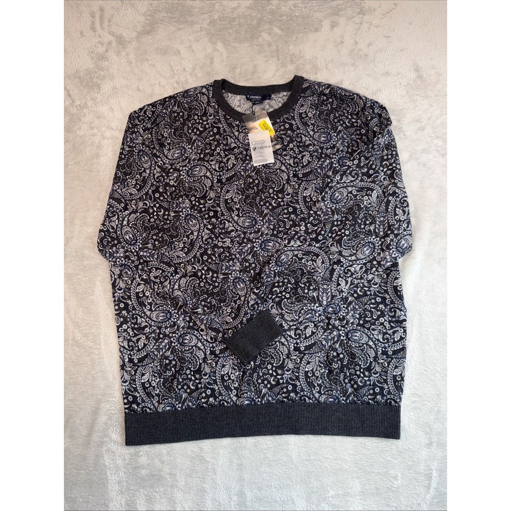 Daniel Cremieux Collection Multi Color Patterned Men's Long Sleeve/Sweater XL